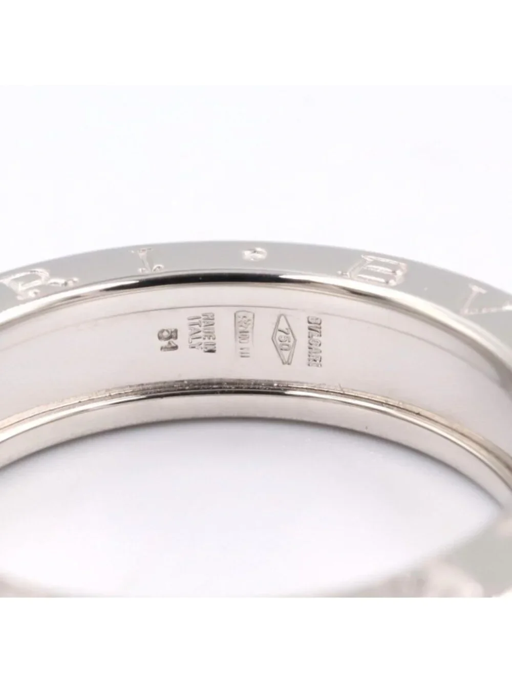 Bvlgari Ring B-zero One Band 18k White Gold